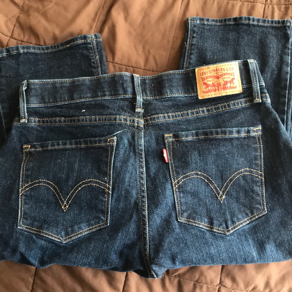 Levi’s straight leg jeans women’s 8
